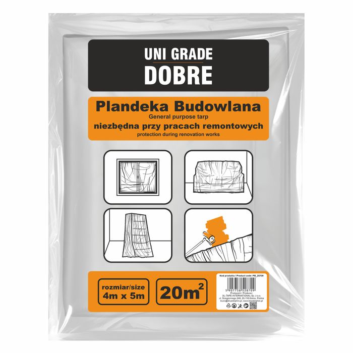 Plandeka Budowlana 20m2