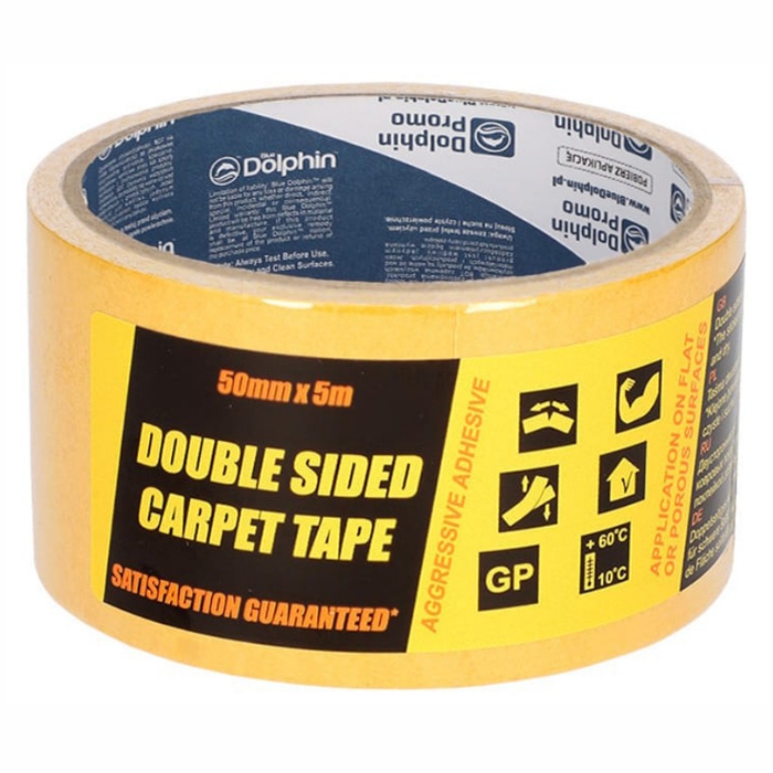 Taśma dwustronna TKANINOWA  50mm x 5m