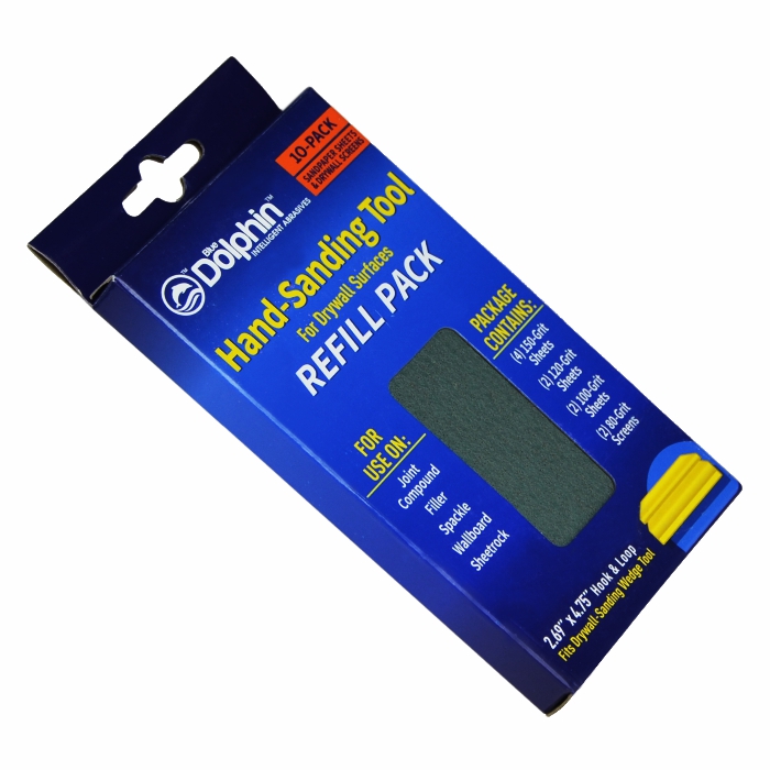 Wkłady do ręcznego szlifowania gładzi gipsowych HAND (10 sztuk)