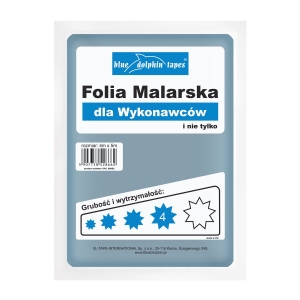 Folia malarska dla wykonawców 4m x 5m (4*)