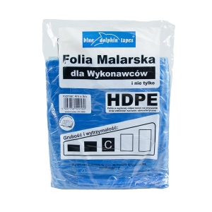Folia malarska dla wykonawców 4m x 5m (*C)