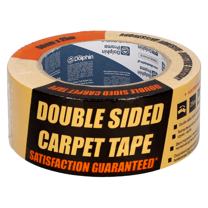 Taśma dwustronna TKANINOWA 50mm x 25m