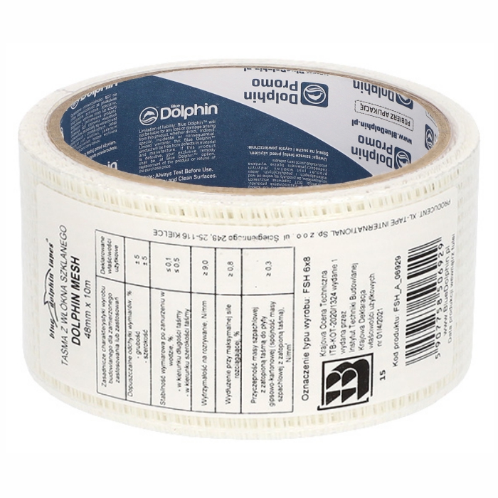 Taśma z WŁÓKNA SZKLANEGO    48mm x 10m