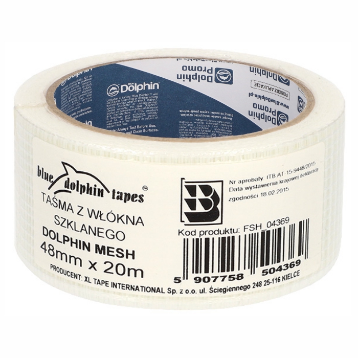 Taśma z WŁÓKNA SZKLANEGO    48mm x 20m