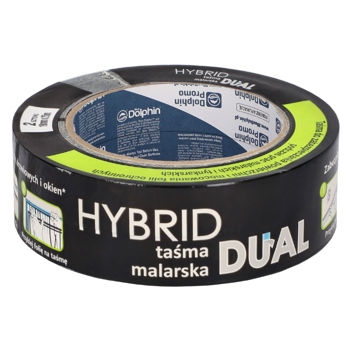 Taśma malarska HYBRID DUAL 19mm x 25m (2 sztuki)