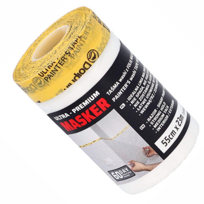 Masker WASHI z folią malarską  55cm x 23m