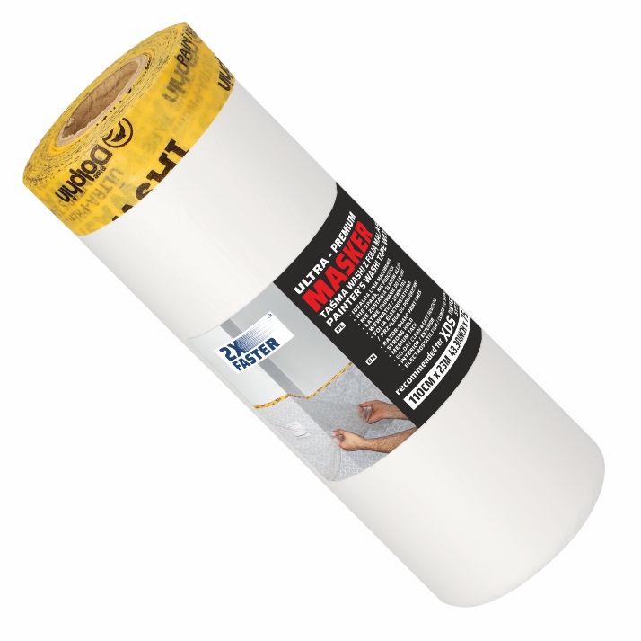 Masker WASHI z folią malarską 110cm x 23m