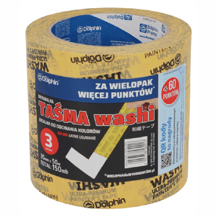 Wielopak WASHI dla Wykonawców 35mm x 50m (3 sztuki)