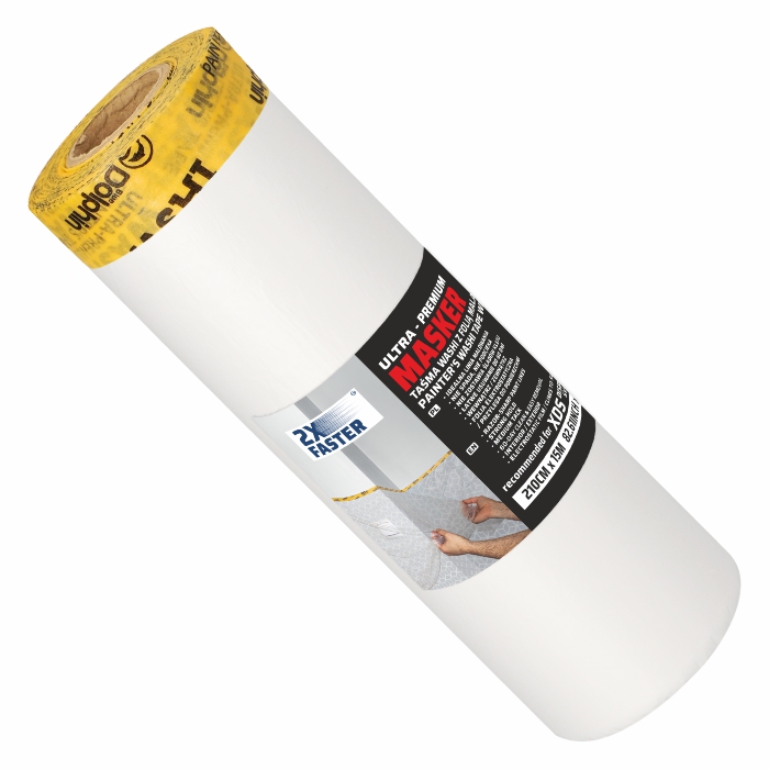 Masker WASHI z folią malarską 210cm x 15m