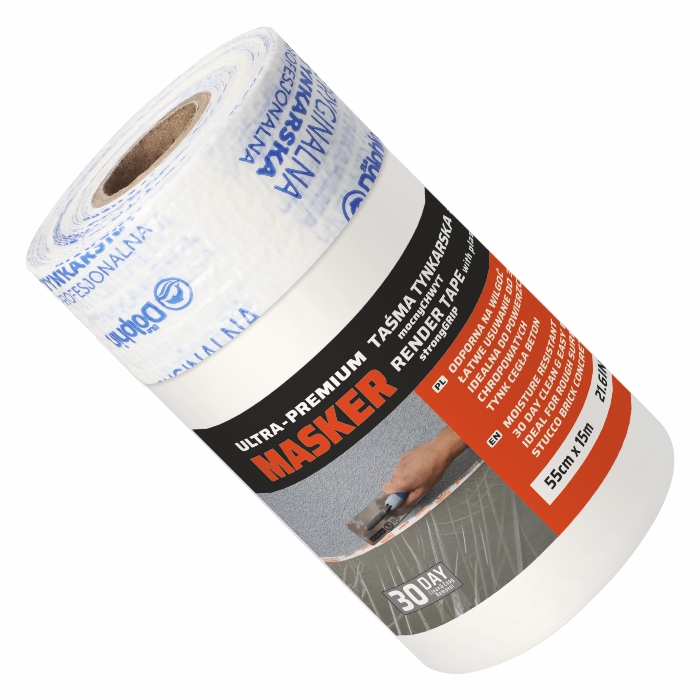 Masker tynkarski 30 dni z folią malarską  55cm x 15m