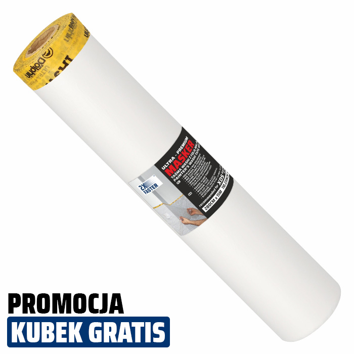 Masker WASHI z folią malarską 280cm x 15m
