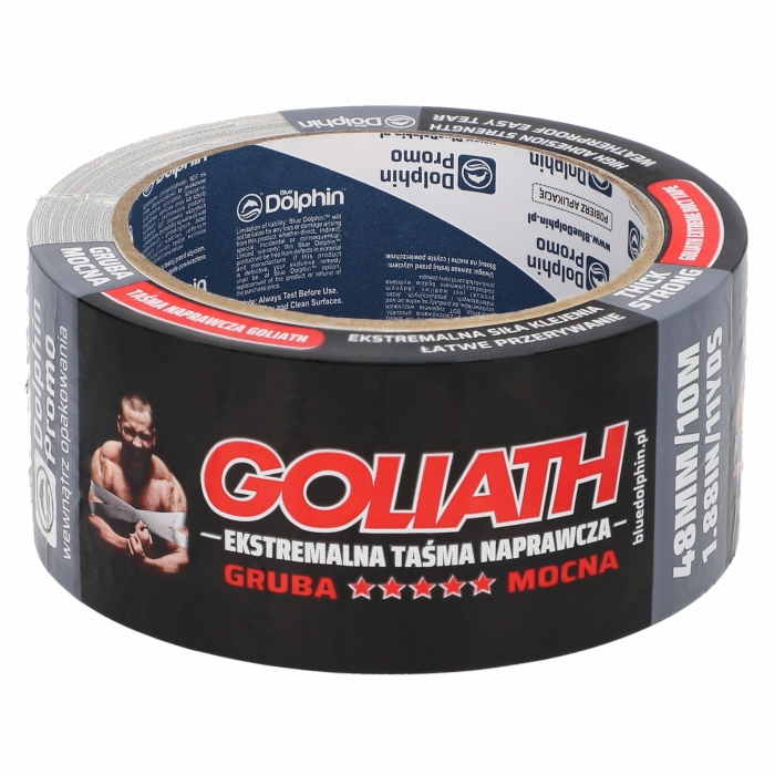 Taśma naprawcza GOLIATH Srebrna 48mm x 10m