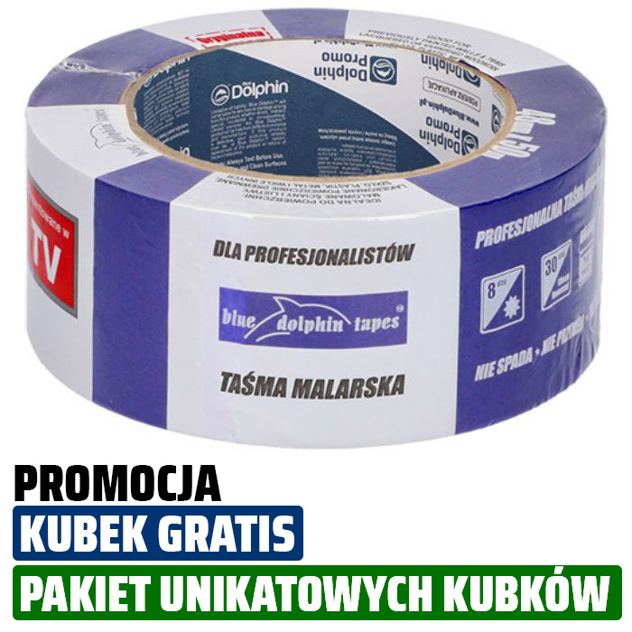 Taśma malarska BLUE DOLPHIN 48mm x 50m