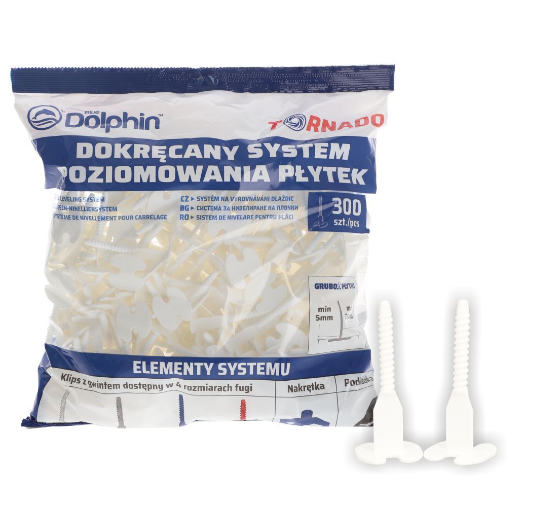 DSPP TORNADO KLIPS Z GWINTEM 1MM 300 szt.