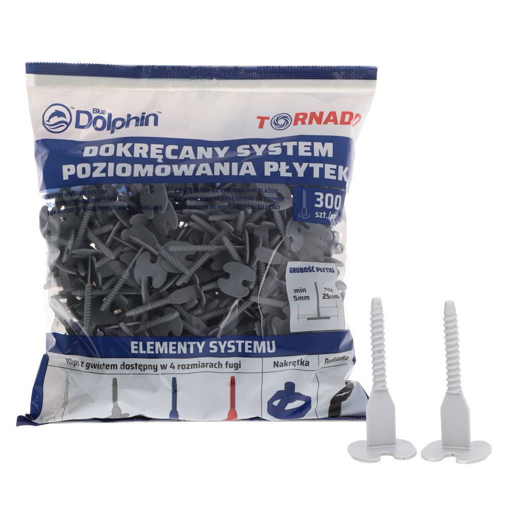 DSPP TORNADO KLIPS Z GWINTEM 1,5MM 300 szt.