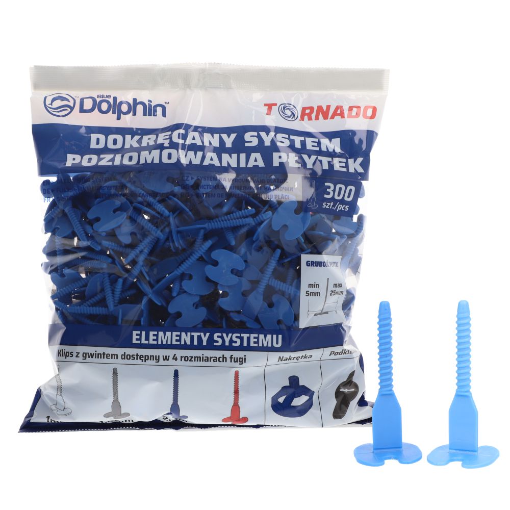DSPP TORNADO KLIPS Z GWINTEM 2MM 300 szt.