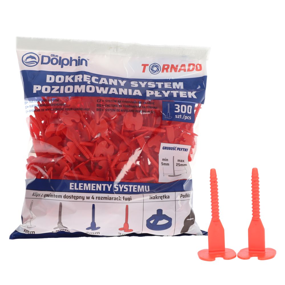 DSPP TORNADO KLIPS Z GWINTEM 3MM 300 szt.