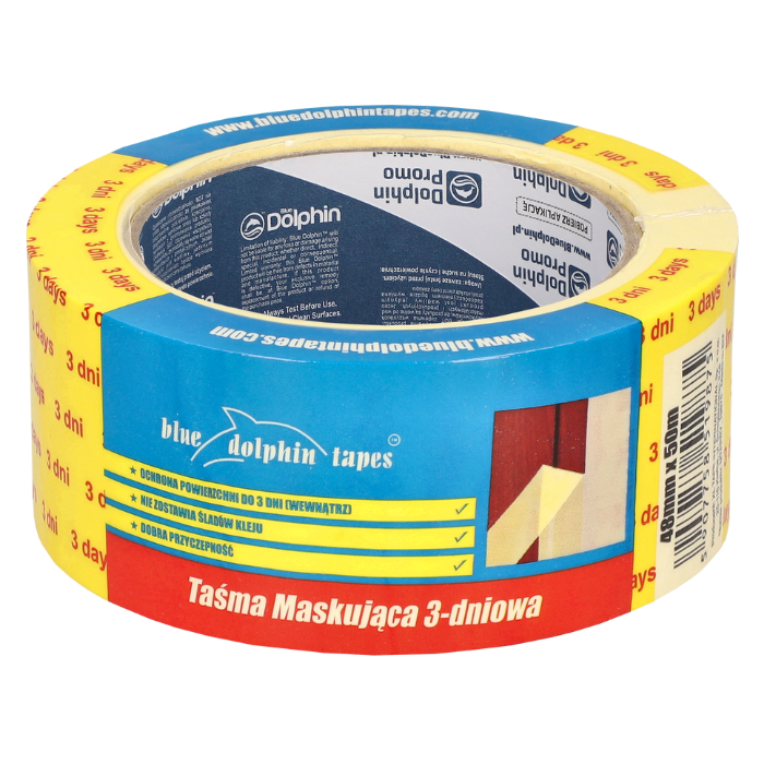 Taśma MASKUJĄCA 3-dniowa 48mm x 50m