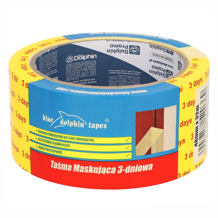 Taśma MASKUJĄCA 3-dniowa  48mm x 32m