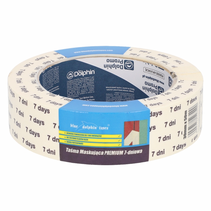 Taśma MASKUJĄCA 7-dniowa 30mm x 50m