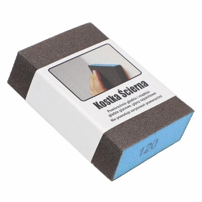 Kostka ścierna PROSTOKĄTNA 100x68x25mm Gradacja 120