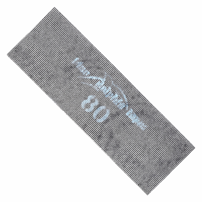 Siatka ścierna 105mm x 280mm Gradacja  80