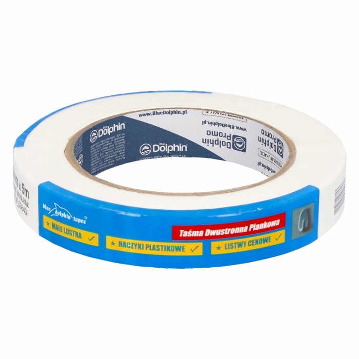 Taśma dwustronna PIANKOWA 19mm x 5m