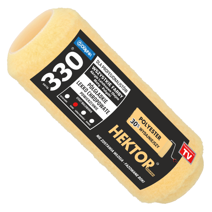 330 Wałek HEKTOR        18cm / włos 13mm