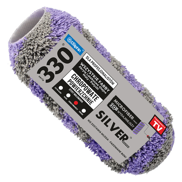 330 Wałek SILVER FASADOWY 25cm / włos 20mm 