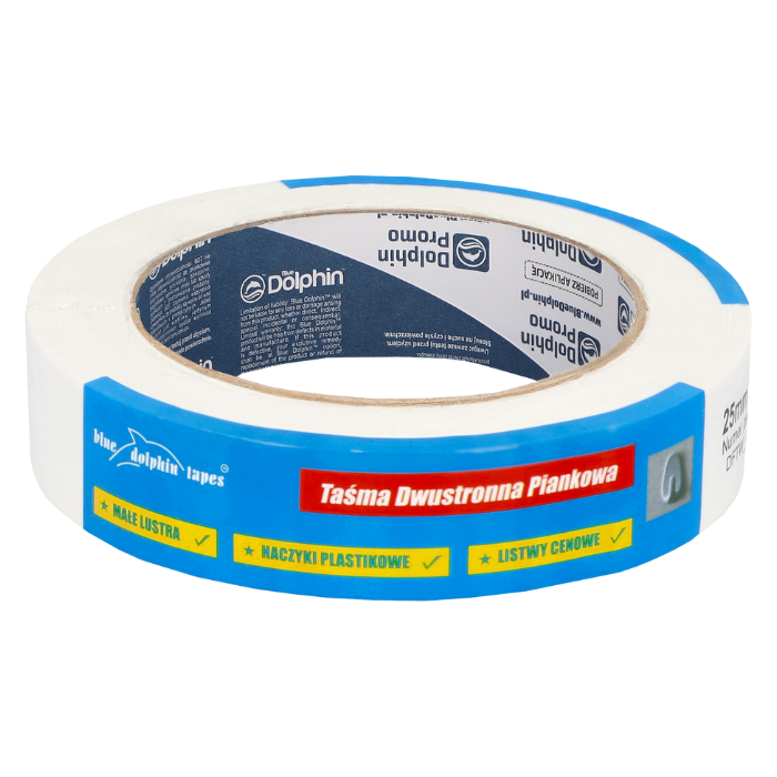 Taśma dwustronna PIANKOWA 25mm x 5m