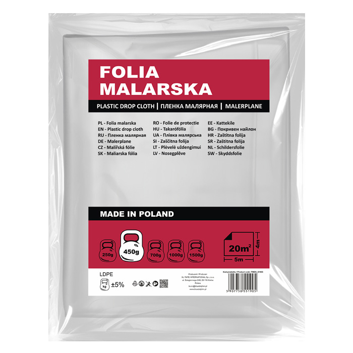 Folia malarska [S] [450]  4m x 5m