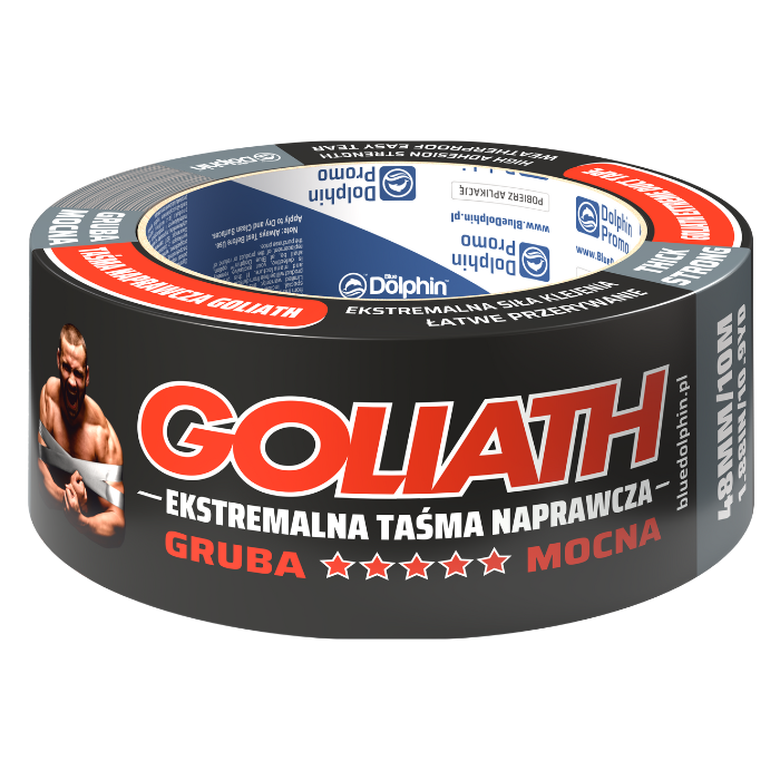Taśma naprawcza GOLIATH Srebrna 48mm x 25m